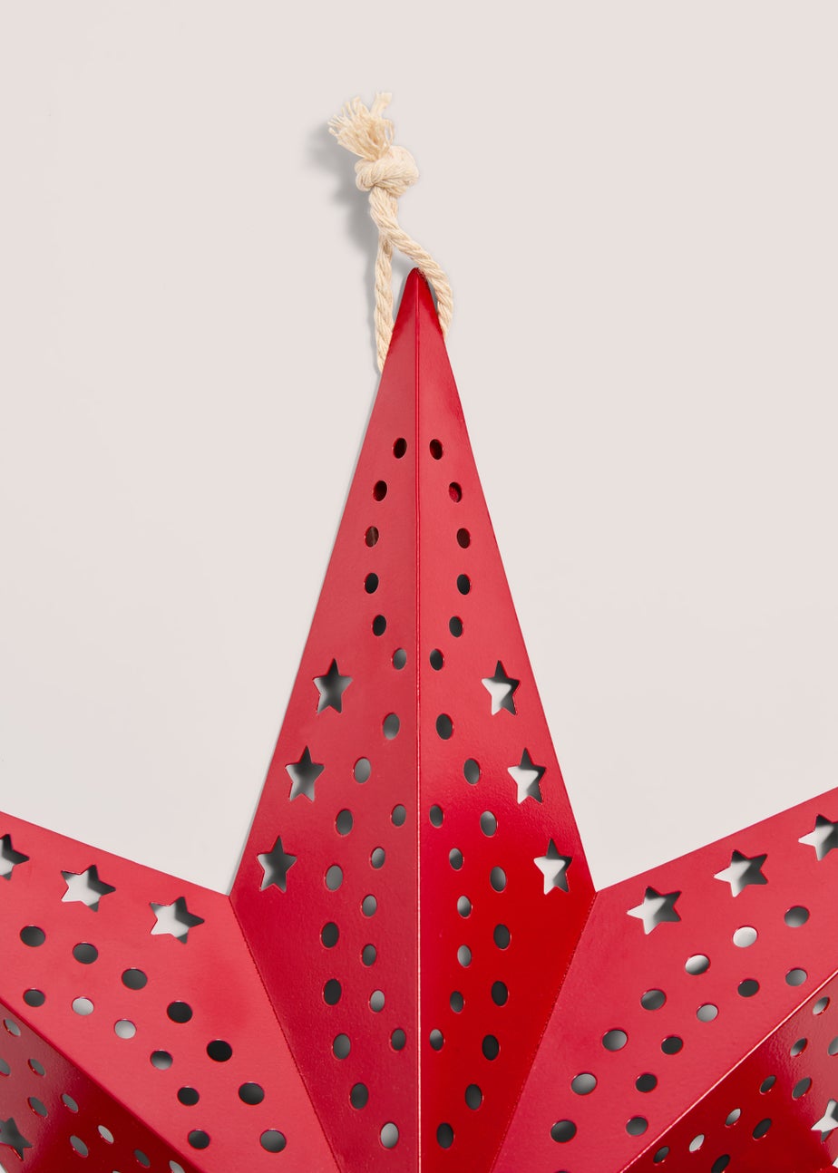 Red Hanging Star (20cm x 40cm x 40cm)