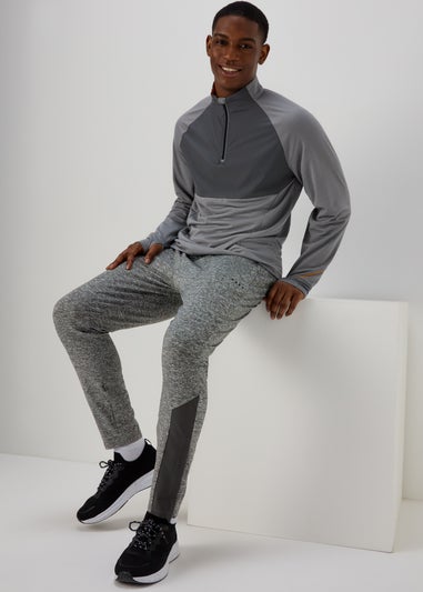 Souluxe Grey Woven Sports Joggers