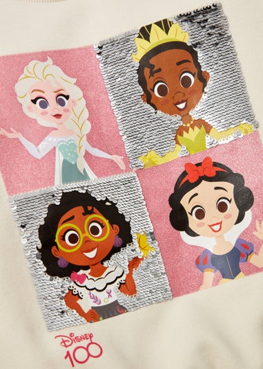 Kids White Disney Princess Sweatshirt (3-9yrs)