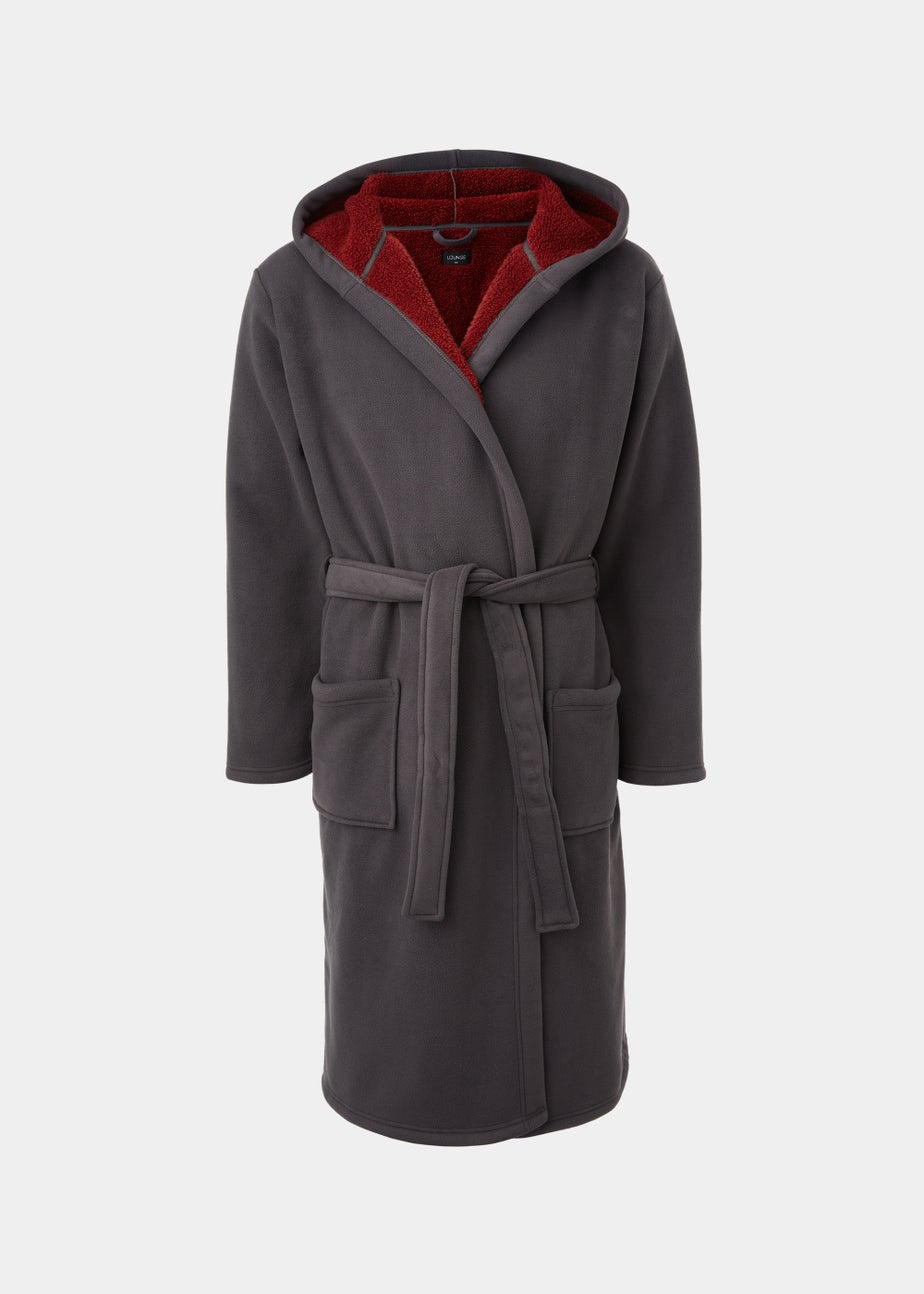 Grey Bonded Dressing Gown
