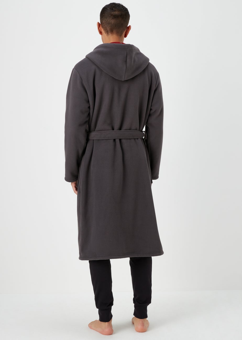 Grey Bonded Dressing Gown