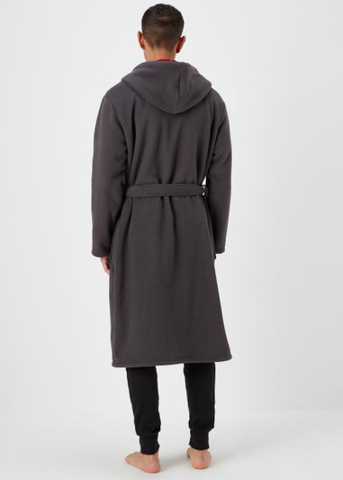 Grey Bonded Dressing Gown