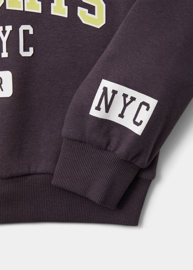 Girls Charcoal Good Days Sweatshirt (4-15yrs)