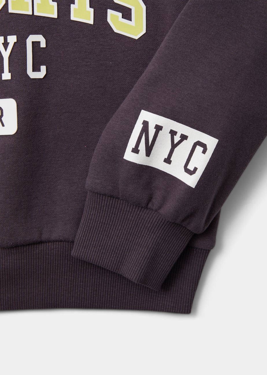 Girls Charcoal Good Days Sweatshirt (4-15yrs)