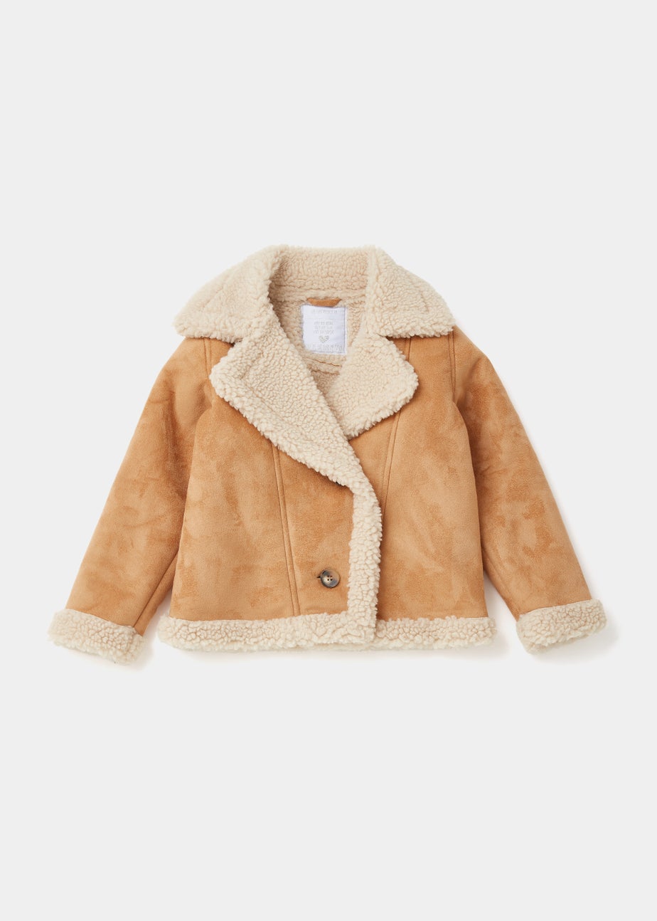 Girls Beige Jacket (4-13yrs)