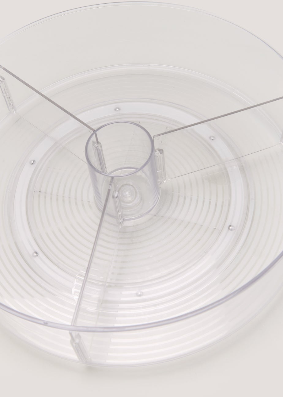 Clear Deep Divided Turntable (30cm)