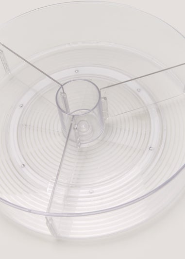 Clear Deep Divided Turntable (30cm)