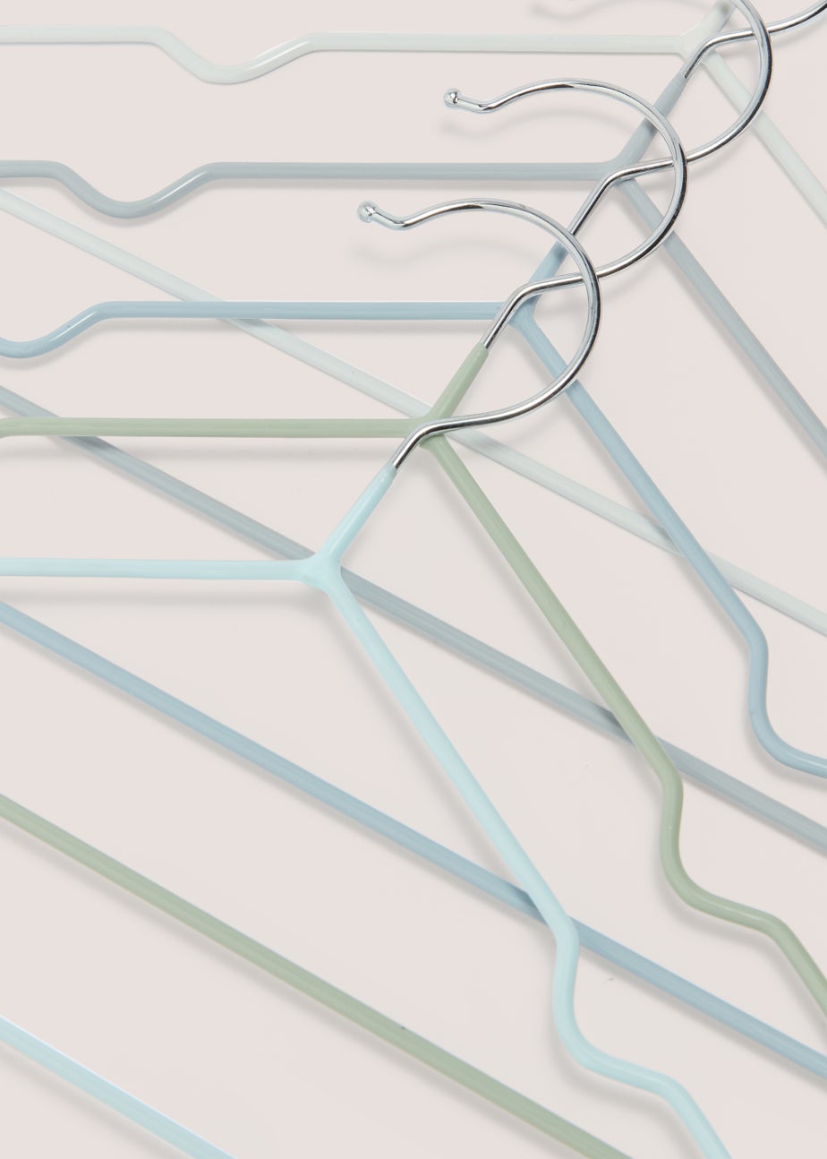 Kids 5 Pack Blue Wire Hangers