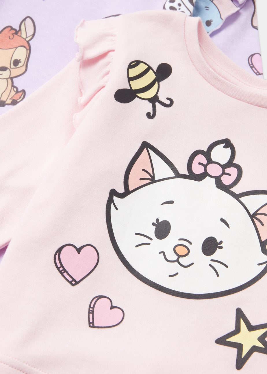 Kids 2 Pack Disney Cartoon Classics Pyjama Sets (9mths-7yrs)