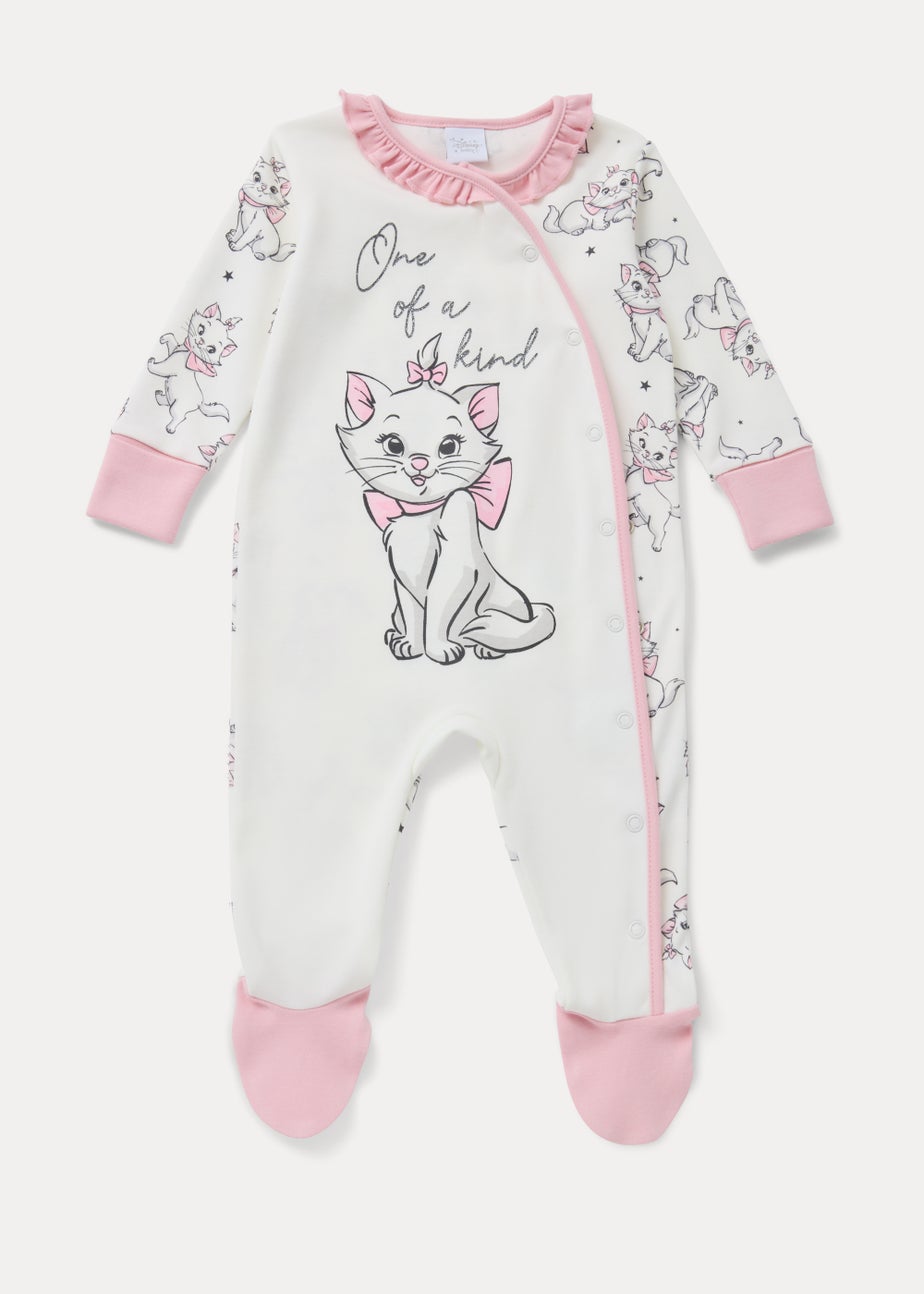 Baby Pink Marie Print Sleepsuit (Newborn-12mths)