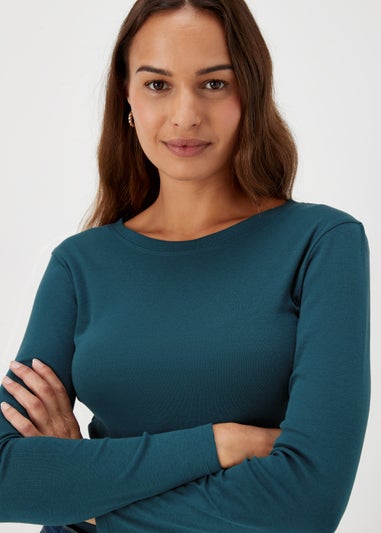 Teal Long Sleeve T-Shirt