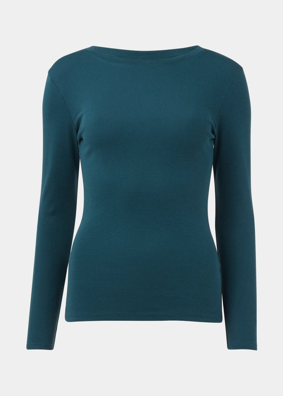 Teal Long Sleeve T-Shirt