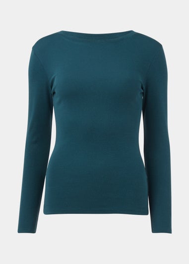 Teal Long Sleeve T-Shirt