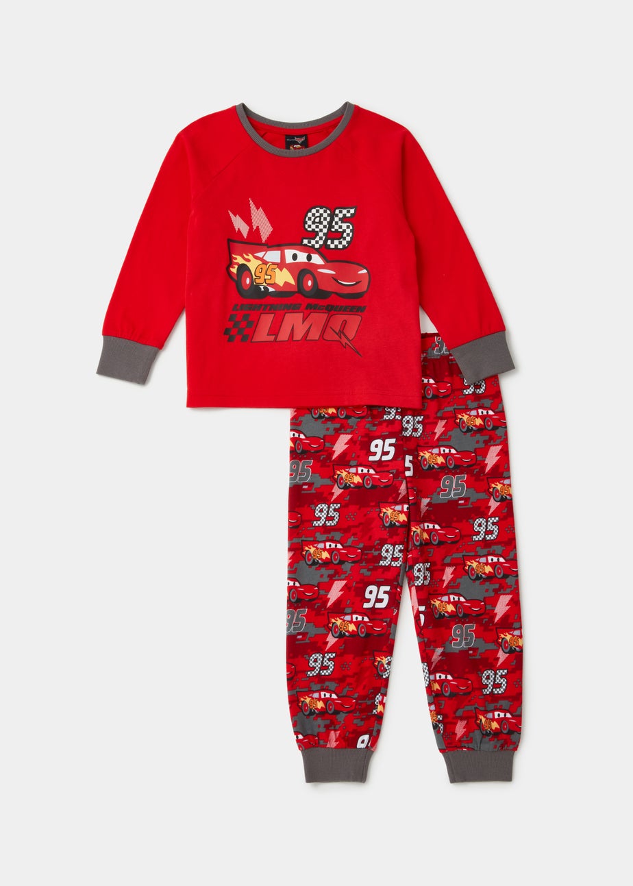 Kids Red Disney Cars Pyjama Set (12mths-6yrs)