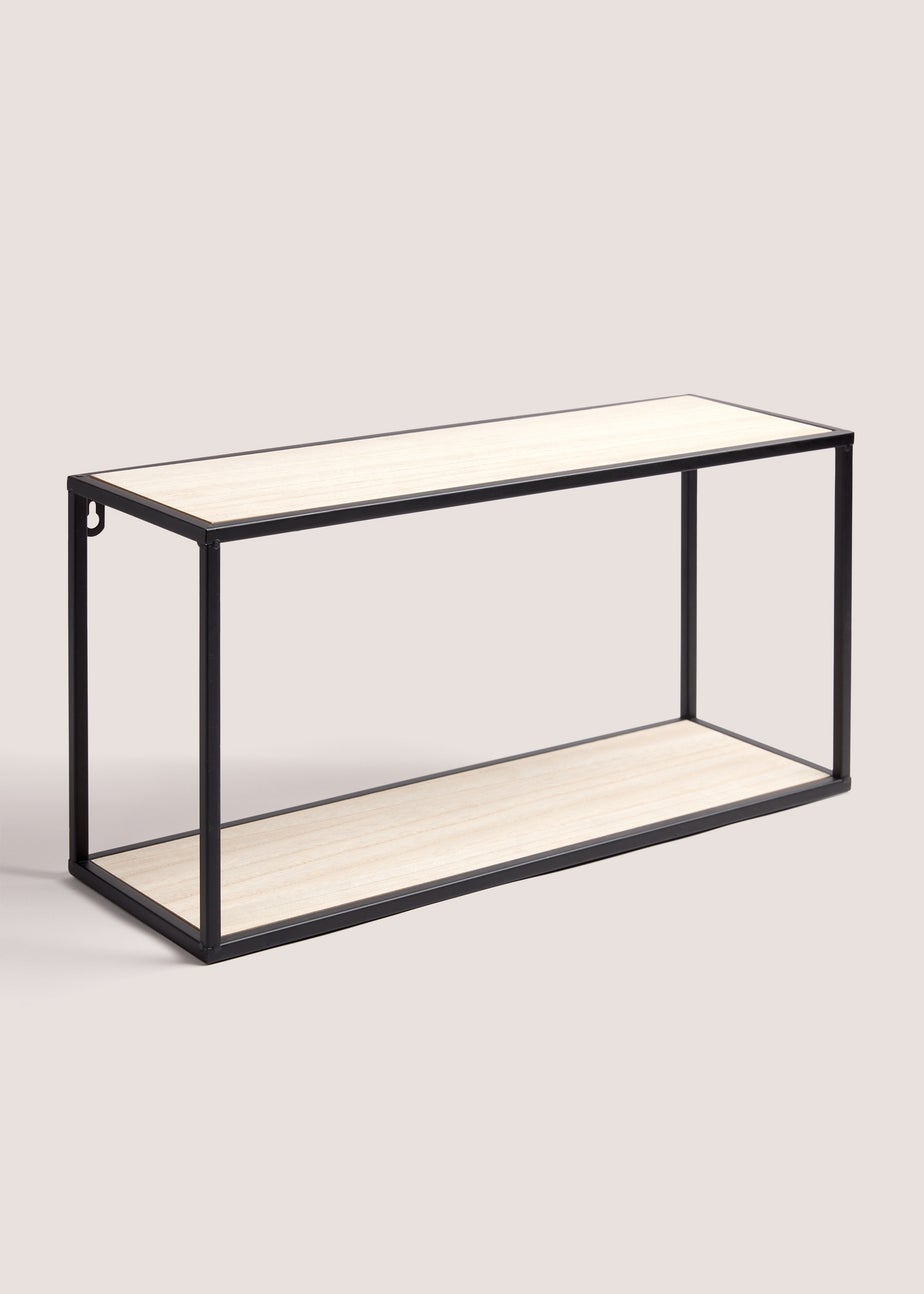 Black Metal Single Shelf (30cm x 15cm)