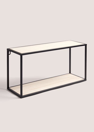 Black Metal Single Shelf (30cm x 15cm)