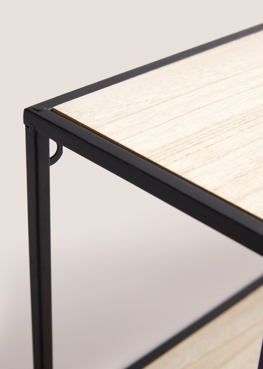 Black Metal Single Shelf (30cm x 15cm)