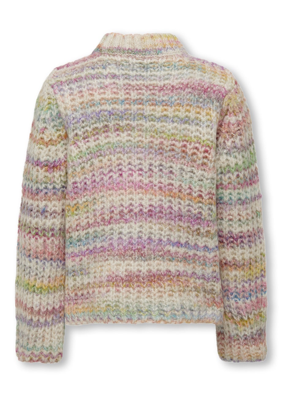 ONLY Girls Multicoloured Long Sleeve Knitted Jumper (5-14yrs)