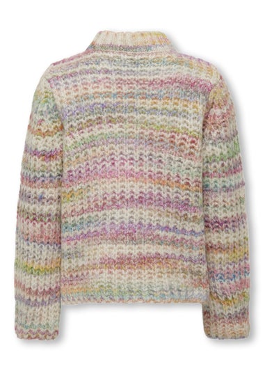 ONLY Girls Multicoloured Long Sleeve Knitted Jumper (5-14yrs)
