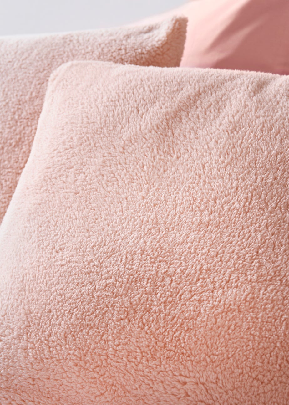 Pink Teddy Fleece Duvet Cover