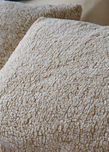 Beige Marl Fleece Duvet Cover