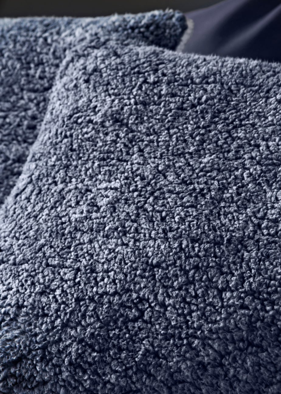 Blue Marl Fleece Duvet Cover