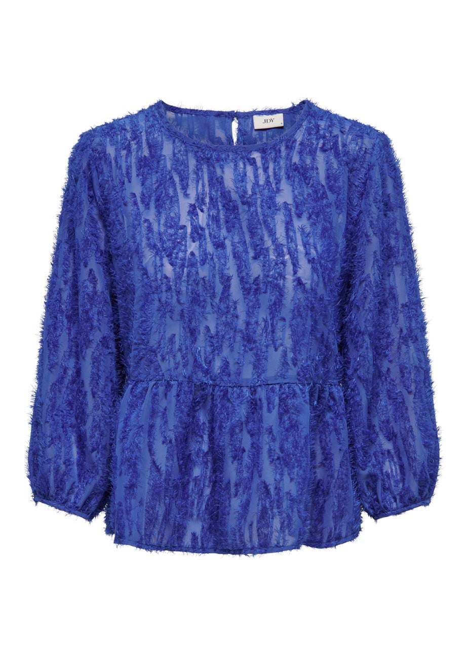 JDY King Blue 3/4 Sleeve Top