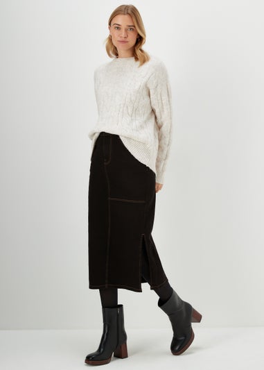 JDY Freja Midi Denim Skirt