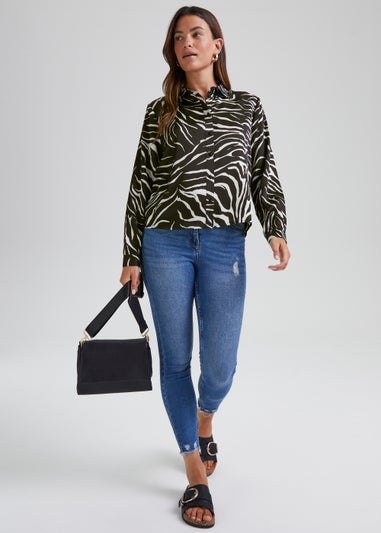 JDY Multicoloured Fifi Zebra Print Shirt
