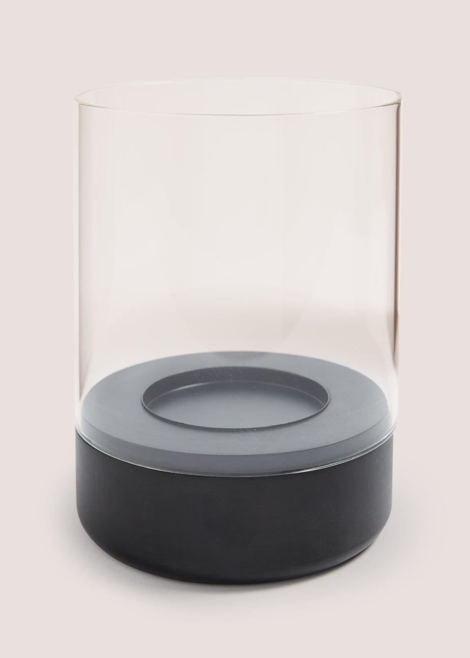 Black Wood Hurricane (20cm x 15cm)