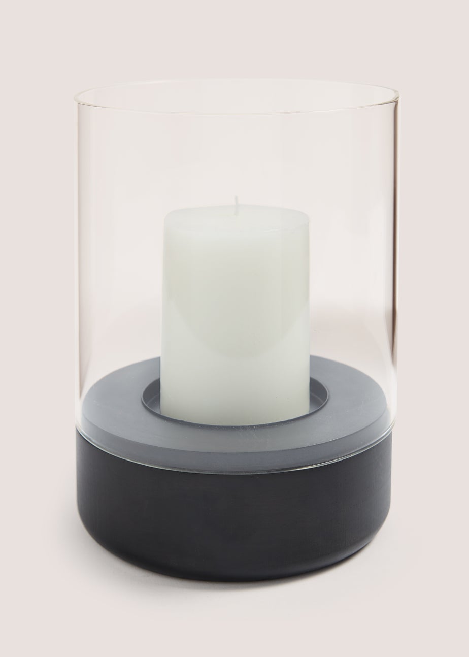 Black Wood Hurricane (20cm x 15cm)