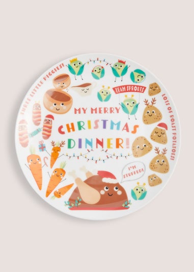 Kids Christmas Dinner Plate (24cm)