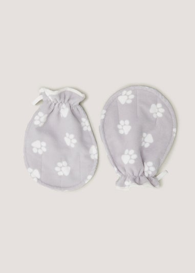 2 Pack Grey Pet Drying Mitts (26cm x 21cm)