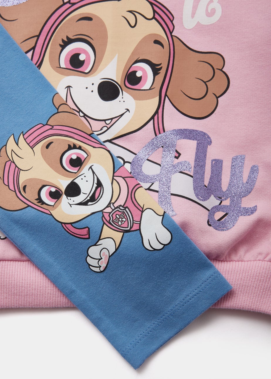 Kids Paw Patrol Skye Sweatshirt Leggings Set (18mths-5yrs) Matalan