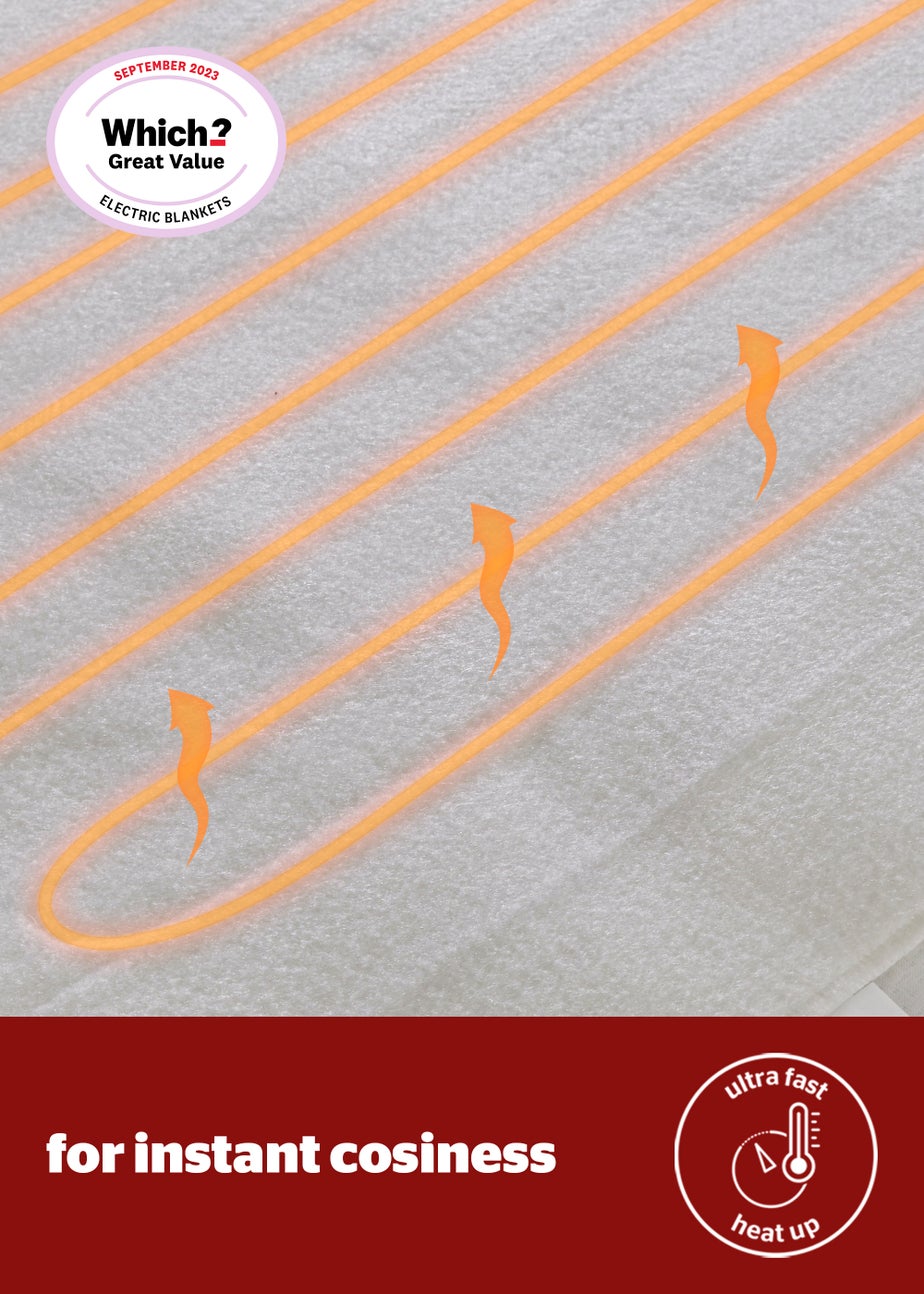 Silentnight White Comfort Control Electric Blanket