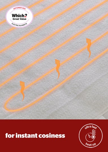 Silentnight White Comfort Control Electric Blanket