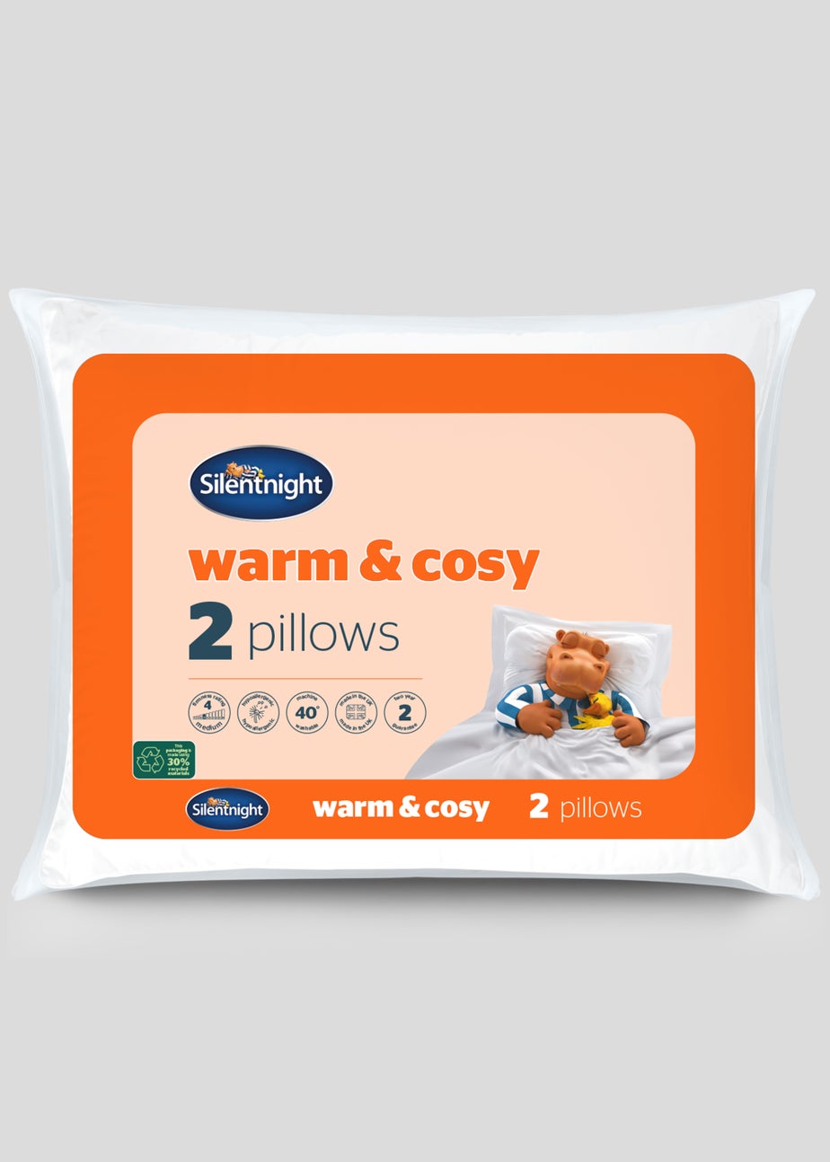 Silentnight White Warm & Cosy Pillow Pair