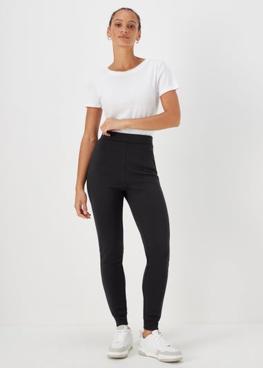 Black Fleece Lined Leggings