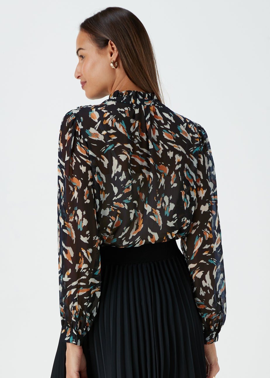 Et Vous Multicoloured Popover Blouse