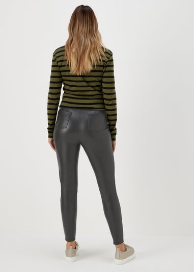 Jessie Black PU Trousers