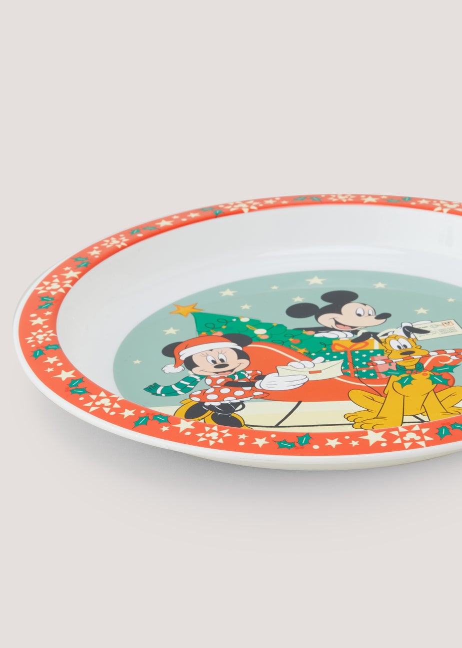 Kids Disney Mickey & Minnie Mouse Christmas Plate (21cm)