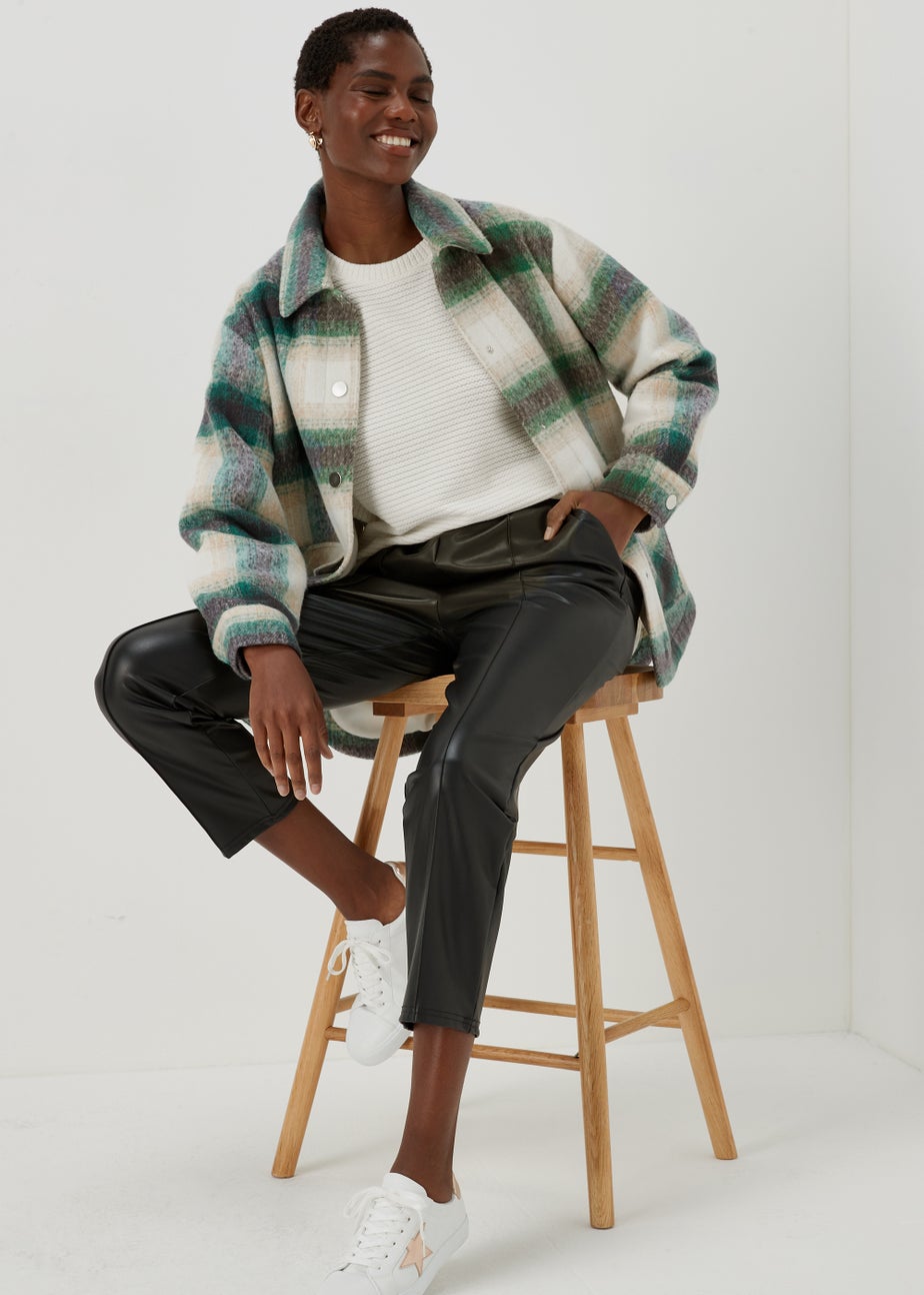 Cream Chenille Crewneck Top