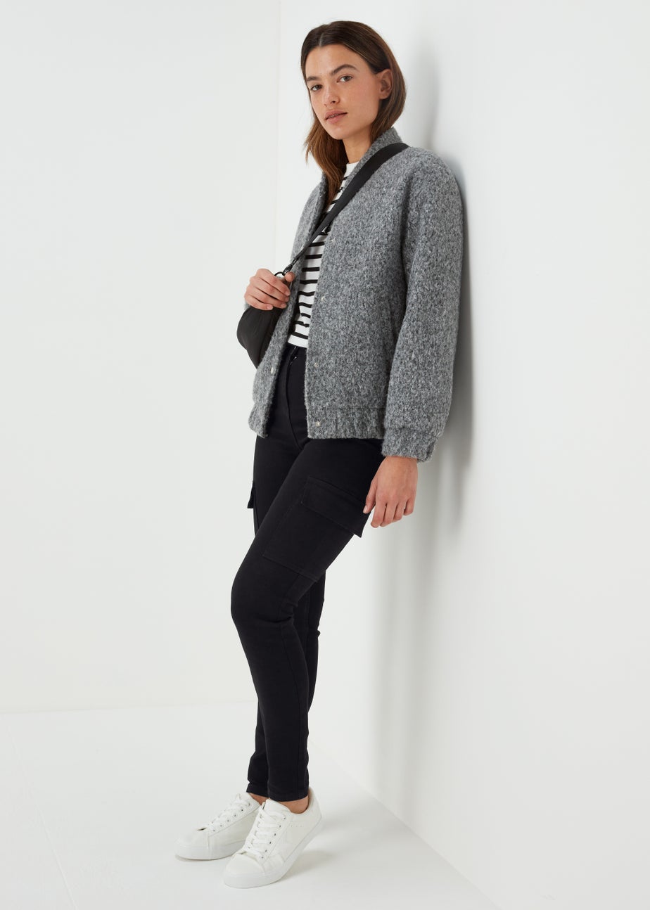 Black Cargo Skinny Jeans