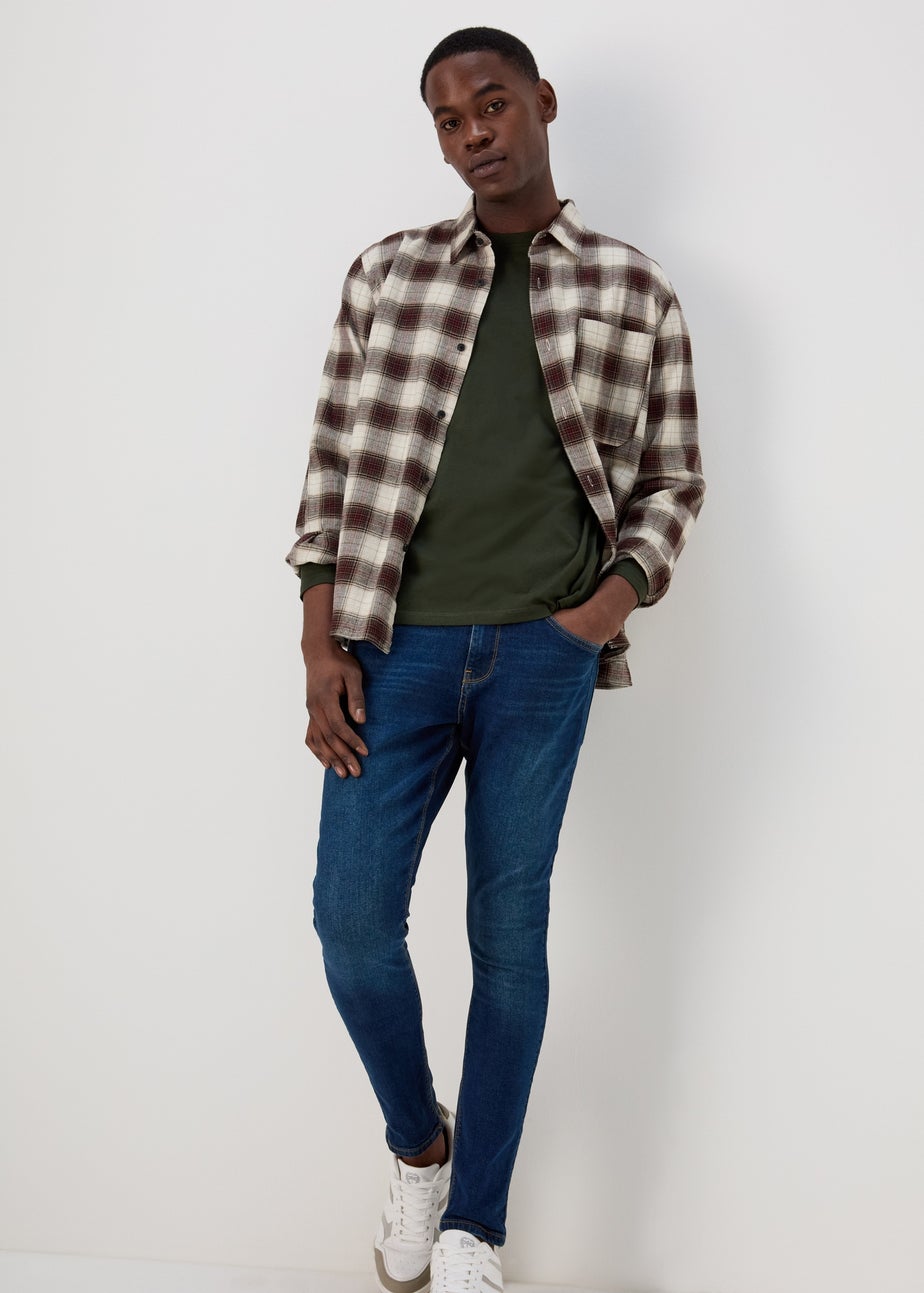 Khaki Essential Crew Neck Long Sleeve T-Shirt