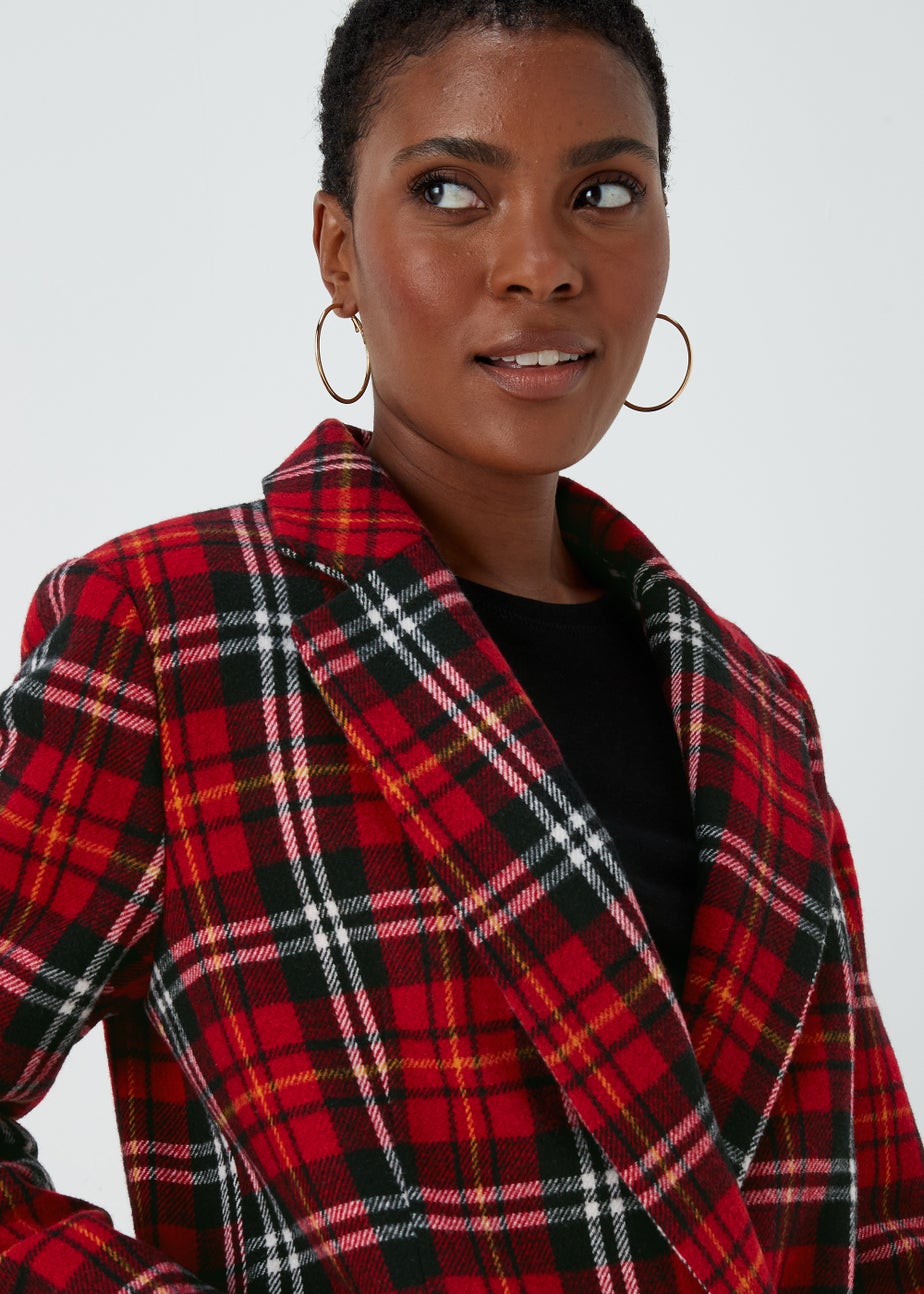 Red Tartan Blazer Matalan