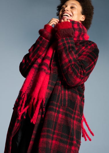 Red Check Overcoat