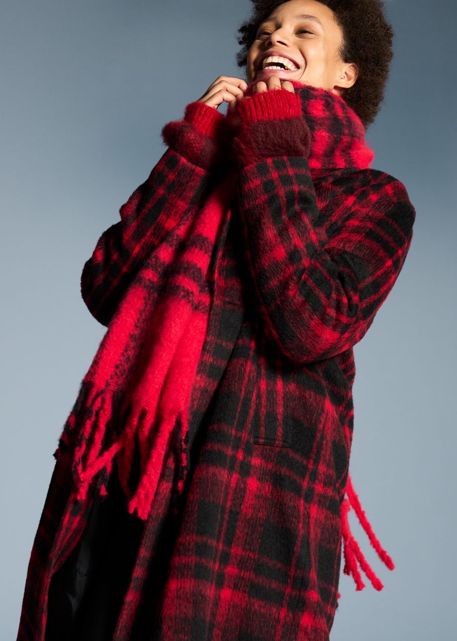 Red Check Overcoat