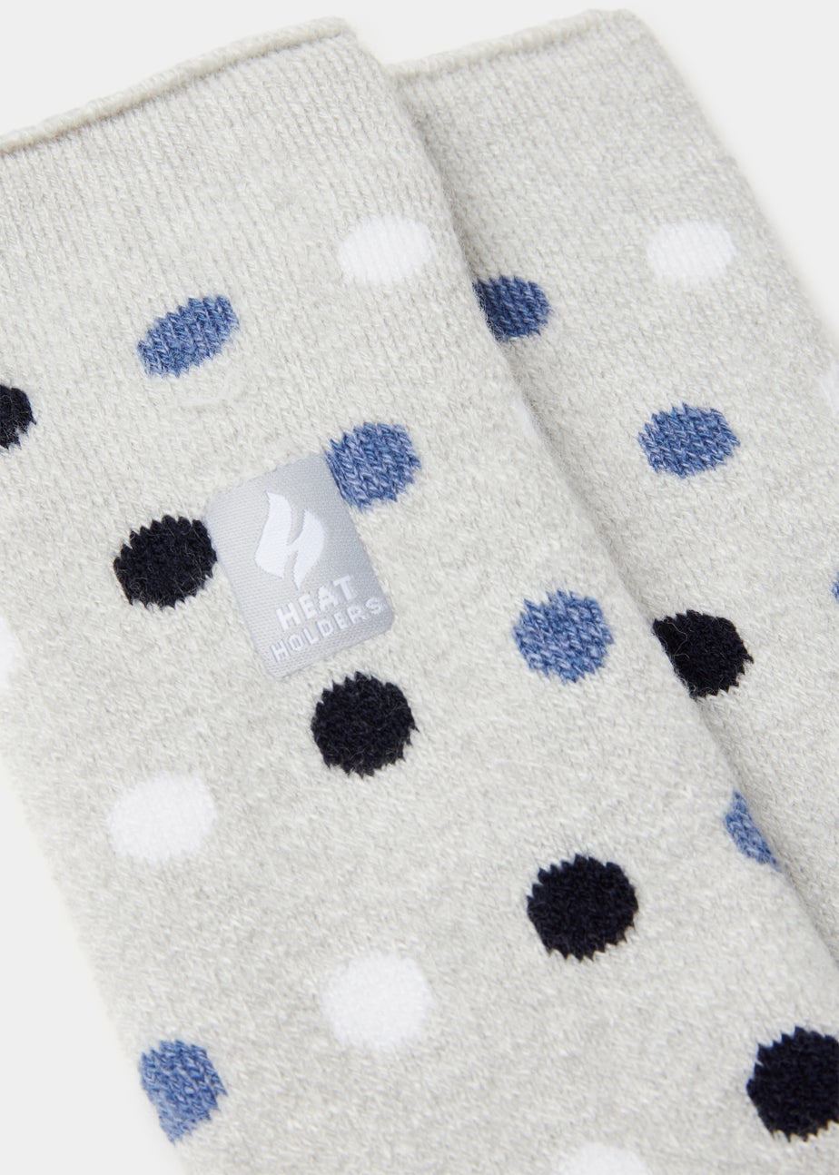 Heat Holders Original Blue Dot Thermal Socks