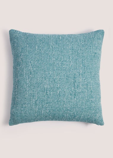 Teal Marl Chenille Cushion (43cm x 43cm)