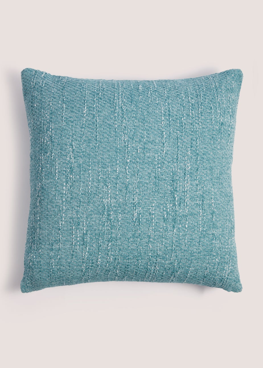 Teal Marl Chenille Cushion (43cm x 43cm)